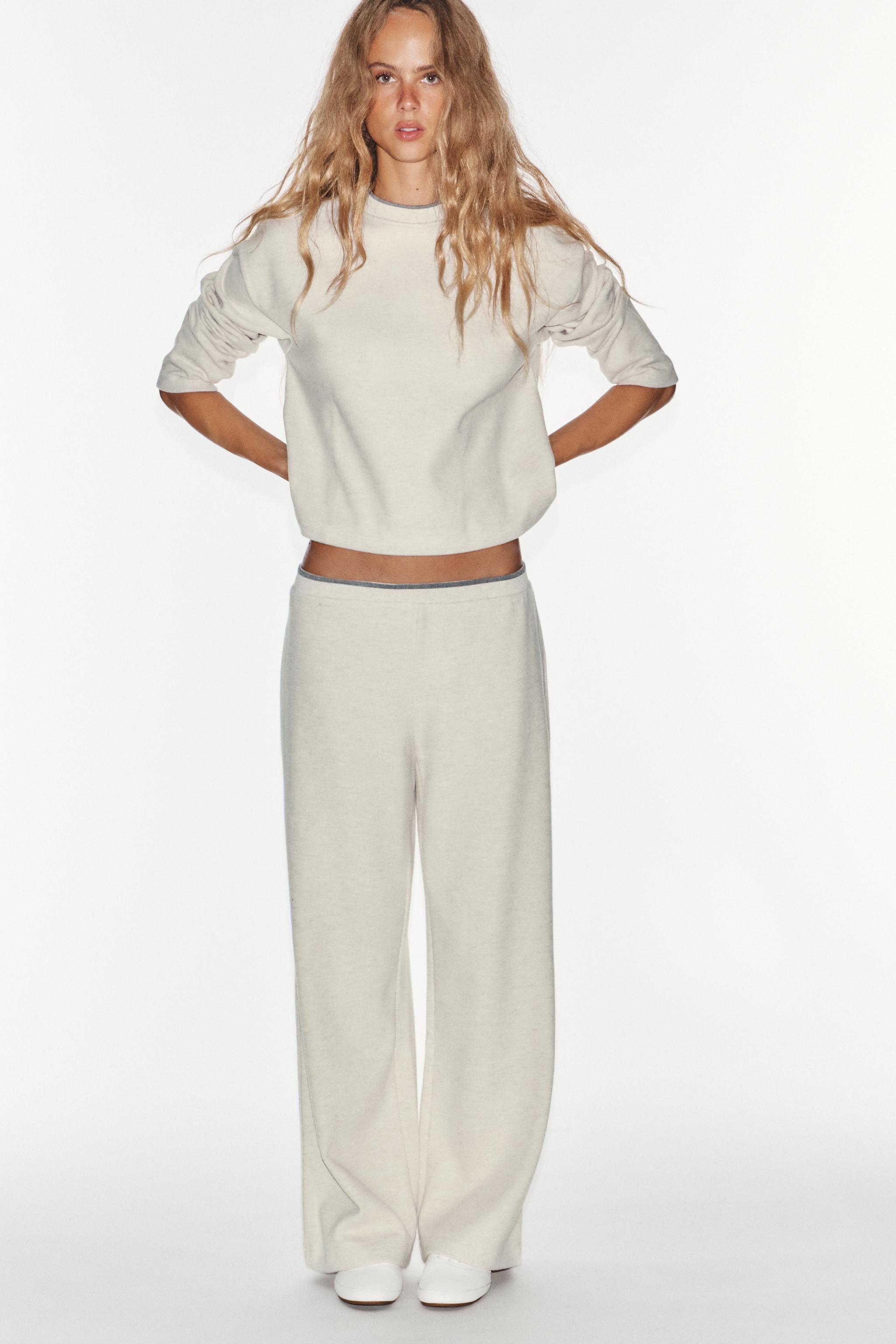 SOFT PANTS WITH CONTRAST STRIPE